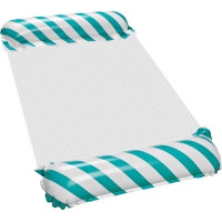 Nafukovací plážový matrac hojdacia sieť vodné ležadlo kreslo bazén modrá