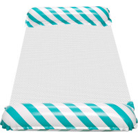 Nafukovací plážový matrac hojdacia sieť vodné ležadlo kreslo bazén modrá