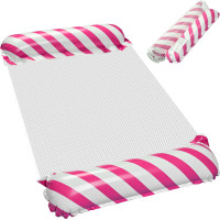 Nafukovací plážový matrac - bazénové kreslo - ružové