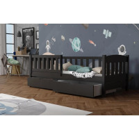 Detská posteľ z masívu borovice BEN so šuplíkmi - 180x80 cm