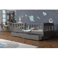 Detská posteľ z masívu borovice BEN so šuplíkmi - 180x80 cm