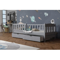 Detská posteľ z masívu borovice BEN so šuplíkmi - 200x90 cm