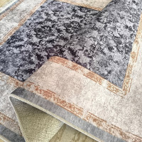 Kusový koberec HONOR New - Baroque - tmavě šedý/šedý