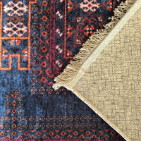 Kusový koberec HONOR New - Ethnic - tmavomodrý/červený