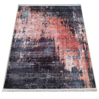 Kusový koberec HONOR New - Mist - červený/sivý