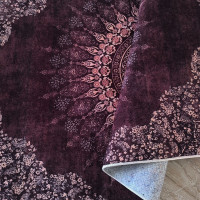 Kusový koberec HONOR New - Mandala - tmavo červený/ružový