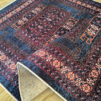 Kusový koberec HONOR New - Ethnic - tmavomodrý/červený