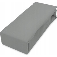 Jersey prestieradlo SOFT 200x90 cm + 25cm - tmavo šedé