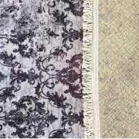 Kusový koberec HONOR New - Baroque - tmavo šedý/sivý