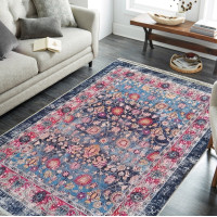 Kusový koberec HONOR New - Fragments - modrý/červený