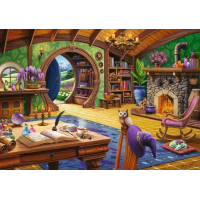 RAVENSBURGER Puzzle Útulná kúzelnícka chalúpka 1000 dielikov