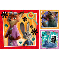 RAVENSBURGER Puzzle Zootropolis: Mesto zvierat 3x49 dielikov