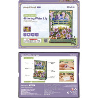 ROBOTIME Rowood 3D drevené puzzle Lekná s LED osvetlením 237 dielikov