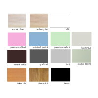 Detská posteľ z masívu borovice BEN so šuplíkmi - 180x80 cm