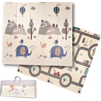 Obojstranná penová podložka 180 x 200 cm - Ulica/les