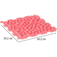 Senzorická podložka Montessori na masáž nôh 8 dielikov - pastelové farby