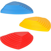 Senzorický Montessori chodník Riečne kamene pre tréning rovnováhy 11 prvkov - farebná