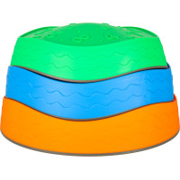 Senzorický Montessori chodník Riečne kamene pre tréning rovnováhy 5 prvkov - farebná