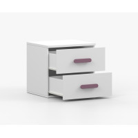 Nočný stolík SMYK - biely (viac variant)