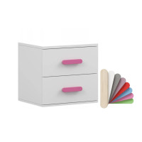 Nočný stolík SMYK - biely (viac variant)