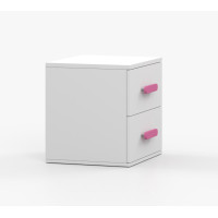 Nočný stolík SMYK - biely (viac variant)