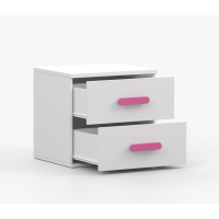 Nočný stolík SMYK - biely (viac variant)