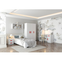 Šatníková skriňa SMYK 120 - biela (viac variant)