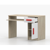 Písací stôl SMYK - dub sonoma/biely (viac variant)