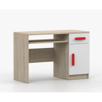Písací stôl SMYK - dub sonoma/biely (viac variant)