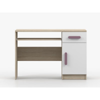 Písací stôl SMYK - dub sonoma/biely (viac variant)