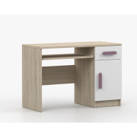 Písací stôl SMYK - dub sonoma/biely (viac variant)