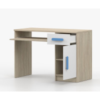Písací stôl SMYK - dub sonoma/biely (viac variant)