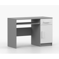 Písací stôl SMYK - šedý/biely (viac variant)