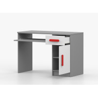 Písací stôl SMYK - šedý/biely (viac variant)