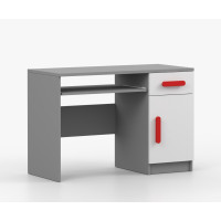 Písací stôl SMYK - šedý/biely (viac variant)
