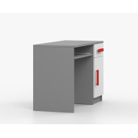 Písací stôl SMYK - šedý/biely (viac variant)