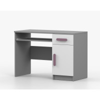 Písací stôl SMYK - šedý/biely (viac variant)