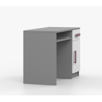 Písací stôl SMYK - šedý/biely (viac variant)