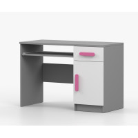 Písací stôl SMYK - šedý/biely (viac variant)