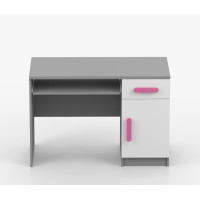 Písací stôl SMYK - šedý/biely (viac variant)