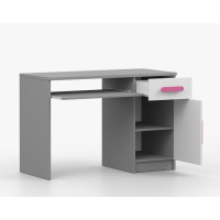 Písací stôl SMYK - šedý/biely (viac variant)