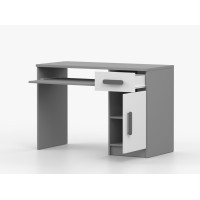 Písací stôl SMYK - šedý/biely (viac variant)