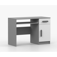 Písací stôl SMYK - šedý/biely (viac variant)