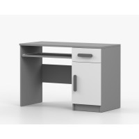 Písací stôl SMYK - šedý/biely (viac variant)