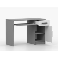 Písací stôl SMYK - šedý/biely (viac variant)