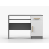 Písací stôl SMYK - šedý/biely (viac variant)