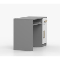 Písací stôl SMYK - šedý/biely (viac variant)