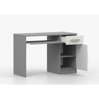 Písací stôl SMYK - šedý/biely (viac variant)