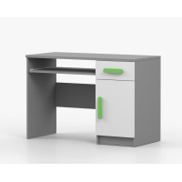 Písací stôl SMYK - šedý/biely (viac variant)