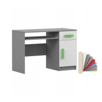 Písací stôl SMYK - šedý/biely (viac variant)